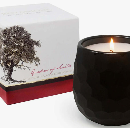 Botanique Luxe “Garden of Seville” 16 oz Black Candle